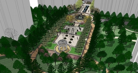 [內蒙古]新古典主義浪漫和諧社區景觀設計方案(知名設計)