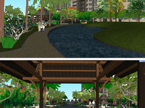 精品小區(qū)景觀su模型設(shè)計(jì)圖下載 圖片27.47mb 植物景觀庫 su模型