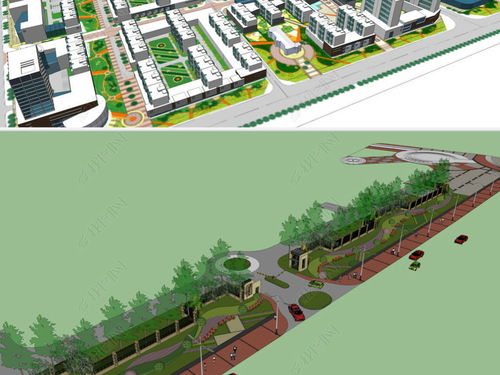 居住區(qū)小區(qū)景觀規(guī)劃設(shè)計(jì)草圖大師模型下載指南